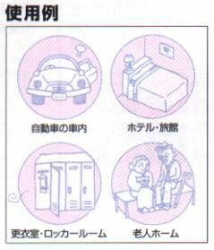 持運び型集中オゾン発生器・YS38SCの使用例